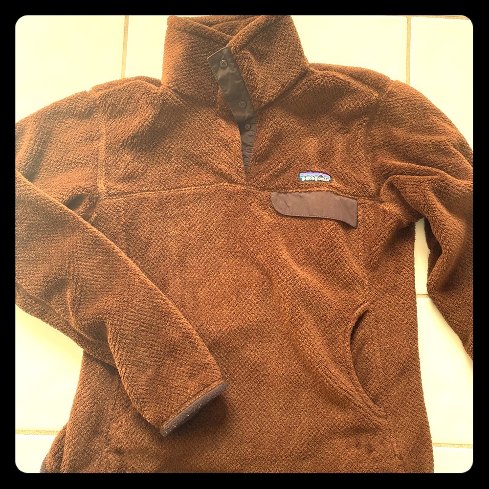 Like New, Brown Patagonia Pull-over